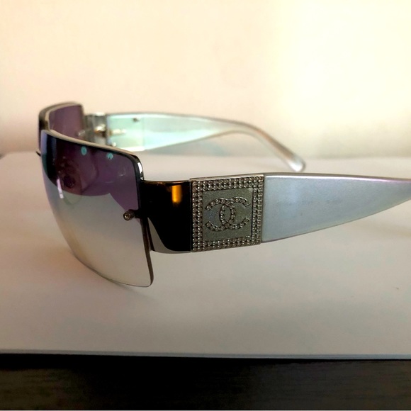 2000s Chanel Iridescent Lens Glasses at 1stDibs